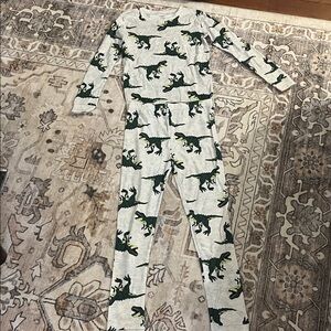 Carter's Green and White Pajama Set